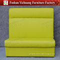 Green Hotel Leather Sofa Furniture Yc-T183-01